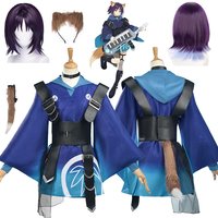 Anime Cosmic Yuri Princess Kaguya! Iroha Sakayori Cosplay Costume Idol Sakayori Iroha Kimono Dress Coat Wig Ears Tail Fullset