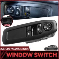 Window Glass Lifter Control Master Switch Panel Without Folding Fits For Peugeot 208 2008 3008 5008 2018 96751127ZD 96751120ZD