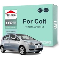 7Pcs Canbus Car Light Bulb Kit For Mitsubishi Colt 2004-2008 2009 2010 2011 2012 Vehicle Dome Reading Trunk Interior LED Lamp
