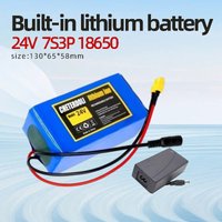 24v battery lithium 7S3P 18650 8Ah-15Ah Li-ion Battery Packfor wheelchairs power Li-ion Replacement Battery +29.4v 2A Charger.