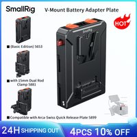 SmallRig Intelligent Power Management V-Mount Batterieadapterplatte Basic Edition für Standard V-Mount für D-Tap / BP-Schnittstellen