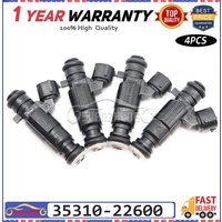 4PCS 35310-22600 New Car Fuel Injector Nozzle Fits For Hyundai Accent 1.5L 1.6L I4 2000-2005 3531022600