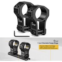 CVLIFE 1 inch Rifle Scope Rings for 3/8 inch or 11mm Dovetail Rails - 1.57" Height Riflescope Mount with See Through Base 2 Pcs