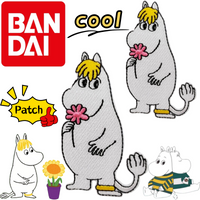 Moomin patch creative high-appearance cartoon anime style clothes and backpacks for male and female students, hole repair patch