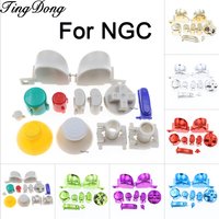 1 Full set Buttons For NGC GameCube Controller Replace Plated Color L R ABXY Z D-Pad Keypads Buttons Thumbsticks Caps