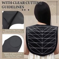 Hair Dyeing Cloak Tools Black Barber Silicone Hairdressing Coloring Collar Salon Waterproof Hair Cutting Cape Pro Barbershop