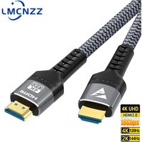 4K HDMI Cable 2.0 4K@120Hz 60Hz High Speed Adapter For RTX 3080 eARC HDR Video Cable PC HDMI-Compatible Cable Laptop TV Box PS5