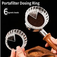 OANKR Coffee Dosing Ring Funnel Magnetic 51MM 58MM For Delonghi E61 Portafilter AS Material Espresso Accessory Barista Tools