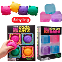 Schylling Animal Cube Cute Cat & Nice Cube Sensory Fidget Blocks Stress Relief Educational Puzzle Gift