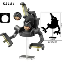 K826 Skibidi Toilet Man New Toys MOC Building Blocks Black Red Monitor Audio Camera TV Speaker Man Toys For Kids Christmas Gifts