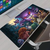 Mouse Pad Gengar Computer Laptop Accessories Anime Keyboard Mouse Mat Large Mousepad Gamer Desk Mat Pokemon Pikachu Mouse Pads