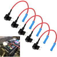 Add-a-Circuit Adapter 5 Pcs APM Tap Mini Blade Micro 12V Car Fuse box Holder Auto Motri Insurance ATM Adapter