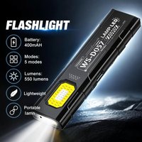 Outdoor LED Flashlight 550Lm Portable Mini Torch Light Mini Pocket Outdoor Maintenance Emergency EDC Flashlight