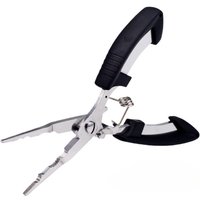 Mini Fishing with Curved Mouth Path Pliers Fishing Pliers Stainless Steel Multifunctional Scissors Hook Remover Knot Equipment