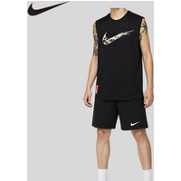 Nike 2Pcs Classic Printed Vest Shorts Men All Season Basketball Running Clothes SetHM4463-010+IB8654-010