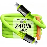 PD 240W Data Cable USB Fast Charging Cord USB/Type-C To Type-C Phone Quick Charging Wire For iPhone Huawei Xiaomi 0.3/1/1.5/2M