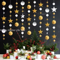 4M Twinkle Paper Garland 1st 18 21st 30 40 50 60 Year Happy Birthday Party Decoration Adult Kids Boy Girl Baby Shower Decor