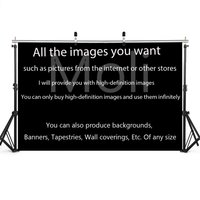 Custom Photography Background Cartoon Flag Personal Birthday Party Baptism Wedding Christmas High-definition Backdrop Tapestry