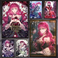 Villains Are Destined To Dies Poster Versatile HD Waterproof Wall Art Self-Adhesive Decor For Any Space Ideal Gift