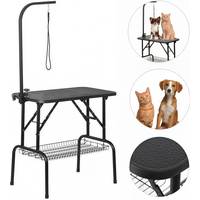 Foldable Adjustable Height Pet Grooming Table For Cat Dog Bathing Trimming Styling Portable Professional Home Use Grooming Table