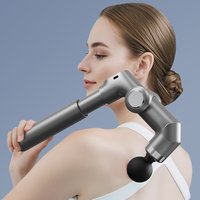 Multi purpose fascia gunner handle with adjustable length, press, fold, multi angle massage