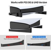 2pcs Cooling Horizontal Base Bracket Stand for PS5 Disc & Digital Edition Console Dock Mount Holder for PS5 Gaming Accessories