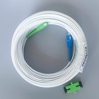 SC/APC-SC/UPC Fiber Optic Drop Extension Cable 3-50Meters Single-Core Single Mode Simplex FTTH Indoor Drop Cable Patch Cord