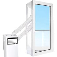 CEA Airlock Window Seal For Portable Air Conditioner,300 Cm Flexible Cloth Sealing Plate Window Seal With Zip/Adhesive