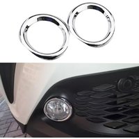 For Toyota C-HR CHR C HR 2016 2017 2018 2019 2020 ABS Chrome 2Pcs/Set Car Front Fog Lamp Lights Decoration Cover Accessories