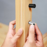20Pcs Robust Iron Shelf Screw Pins Versatile Screw in Shelf Holders for Wood Glass Cabinets Bookshelves Reinforcement Stability