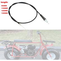 AliExpress NONE Motorcycle Straight Head Throttle Oil Cable 950mm/1100mm/1200mm/1300mm For Pit Dirt Bike Motocross ATV Accessories
