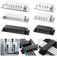 Cable Organizer Self Adhesive Cable Clips USB Cable Management Clamp Car Home Desk Wall Cord Holder Charging Wire Winder Manager