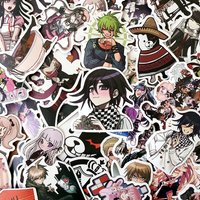 10/50 Pcs Danganronpa Monokuma Enoshima Junko game cartoon character DIY decorative stickers personalized waterproof graffiti