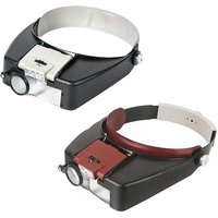Head Mounted Binocular Magnifying Glass With LED Light Wearable Magnifying Glass For Reading Books Repairing Watches