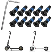 Electric Scooter Screw Set Mounting Screws Kit With Wrench For Xiaomi M365/Ninebot Max G30 ES Front Fork Tube Pole To Ba
