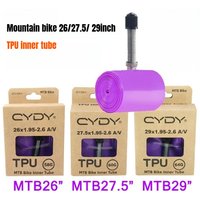 AliExpress NONE TPU MTB Bike Inner Tube Camera 29 26 27.5 29x1.95-2.6 Inch Mountain Bicycle Tire Schrader Valve AV Pneu 29er Cycling Tube