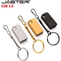 JASTER USB 3.0 Free Key Chain USB3.0 Flash Drive 256GB Business Gift Memory Stick 128GB Mini Metal Pen Drive 64GB USB Stick 32GB