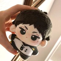10CM Anime Identity V Akaashi Keiji Cotton Doll Stuffed Toys Plushie Student Pendant Keychain Birthday Present Plush Doll Cute