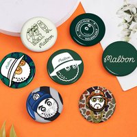 Fashion Golf MALBON Tinplate Pin Button Custom Anime Role Old-school Brooch Cartoon Collar Badge Jewelry Gift Fans