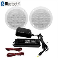 Herdio Waterproof Built In Digital Class Amplifier Bluetooth Compatible Ceiling Speaker 160W 4'' Active LoadSpeaker For Indoor