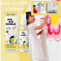 Wall Graffiti Cleaner Powerful And Effective Cleaner For Removing Wall Stains Pencil&Crayon Graffiti Without Leaving Any Traces