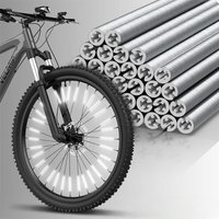 AliExpress NONE 12Pcs~96pcs Bicycle Wheel Spokes Reflectors DIY Bikes Spoke Reflector 8cm Outdoor Cycling Night Warning Safety Spokes MTB