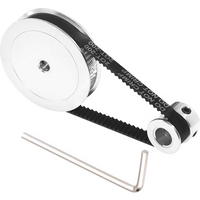1:3 Treiber Closed Loop 2GT Zahnriemenscheiben-Set 20 & 60 Zähne Bohrung 5 & 8 mm für 3D-Drucker Roboterarm-Automatisierungsgeräte