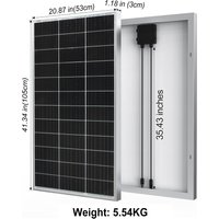 120 W 240 W 360 W 480 W Solarpanel 18 V starres Glasscheibe Monocrystaillne Solarzelle 12 V/24 V Batterieladegerät 1000 W Kits Heimdach
