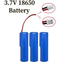 PH2.0 plug 18650 lithium ion rechargeable battery 3.7V 3000mAh with PCB for speakers, radios, headlights, toys, etc. 4.2V