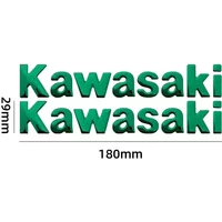 3D Emblem Logo Motorcycle Tank Letter Decals Stickers For Kawasaki Z900 Z1000 Z800 Ninja 650 Zx9r ZX6r