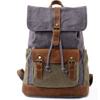Large Capacity Retro Men's Canvas Backpacks School Rucksack Outdoor Travel Hiking Sport Bag College Daily Laptop Daypack