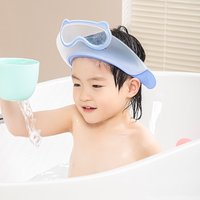 Badeshampoo-Kappe, Visierhut, verstellbare Baby-Duschhaube, Badekappen-Schild, Kopfschutz