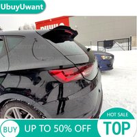 Aleron Seat Leon St Cupra Mk3 Roof Spoiler Wing For 2013 - 2021 Carbon Color Rear Top Extension