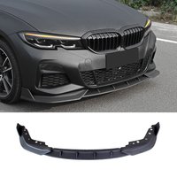 Front Bumper Lip Spoiler Splitter Diffuser Body Kit Tuning ABS Canard Lip Protector Cover For BMW 3 Series G20 G21 G28 2019-2022
